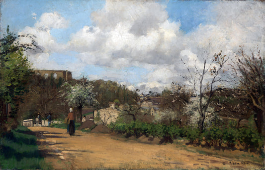 Camille Pissarro - View from Louveciennes - Oil Painting Tour