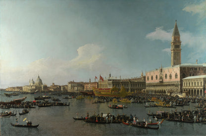 Canaletto - Venice - The Basin of San Marco on Ascension Day - Oil Painting Tour