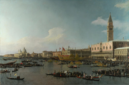 Canaletto - Venice - The Basin of San Marco on Ascension Day - Oil Painting Tour