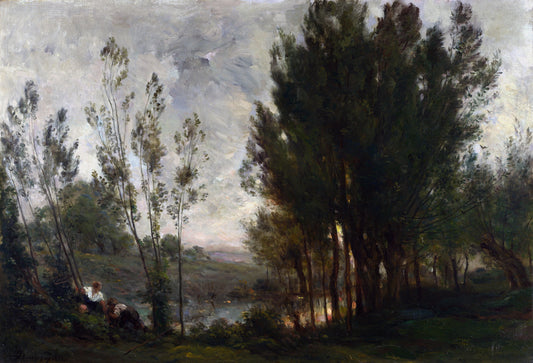 Charles-Frans Hois Daubigny - Willows - Oil Painting Tour