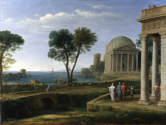 Claude - Landscape with Aeneas at Delos - Oil Painting Tour