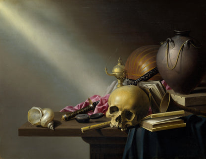Harmen Steenwyck - Still Life - An Allegory of the Vanities of Human Life - Oil Painting Tour