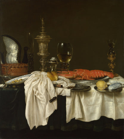 Willem Claesz. Heda - Still Life with a Lobster - Oil Painting Tour